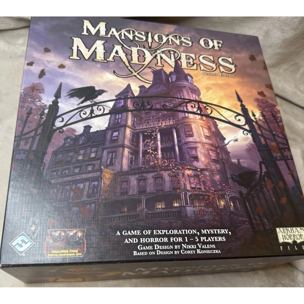 Fantasy Flight Games Mansions of Madness 2nd Ed Board Game 1+ Players 14+